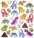Dekoratívne nálepky dinosaurov - DpCraft - 28 ks.