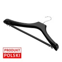 Závesný vešiak s priečkou na bundy a kabáty 43 cm - sada 5 kusov