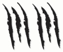 Nálepky CLAWS na motorky, 12 cm, 2 ks Rôzne farby