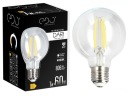 Dekoratívna LED žiarovka E27 G80 CLEAR 7W 4000K neutrálna 806lm EDO