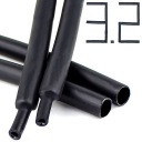 1M ZMRŠŤOVACIA TUBA S LEPIKOM HRUBÉ ČIERNA 3 mm 3,2/1 mm