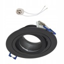 Hermetické MOVABLE IP54 svietidlo pre LED GU10 230V, okrúhle, čierne
