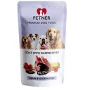 PETNER POUCH KOZA S MALINAMI 500G