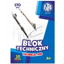 Technický blok Astra A4 170g do školy