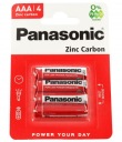 Batérie Panasonic AAA pre diaľkovú baterku hodín x4