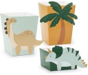 PAPIEROVÉ BOXY NA POPCORNOVÉ OBCHÍDKY DINOSAURS DINO TRICERATOPS 6 KS