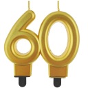 Torta SVIEČKA ČÍSLO 60 metalíza NARODENINY