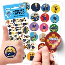 MEGA SET NÁLEPOK + TETOVANIE HASIČ SAM FIREMAN