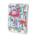 RING NOTEBOOK MINI DIÁR Flamingo