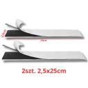 Suchý zips na čalúnené panely 2 suchý zips 2,5 x 25 cm samolepiaci suchý zips