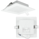 LED lampa zapustená hranatý držiak lampy 6W 4000K 660lm neutrálny