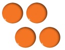 MAGNET KRUHÝ NA DOSKY, 4ks, 40mm, oranžový