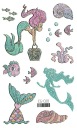 Umývateľné tetovanie pre deti GLITTER MERMAID EG020