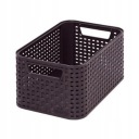 CURVER Basket Style S tmavo hnedá