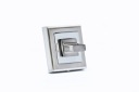 QD-100 WC znak Nikel/Chrome square sign