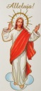 Nálepka JESUS ​​​​RISEN ALLELUIA Veľká noc