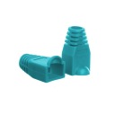 Netrack RJ45 8p kryt zástrčky zelený (100 ks)