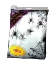 SPIDER NET SPIDER WEB BIELA ​​100cm HALLOWEEN