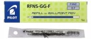 Krátka náplň do pera PILOT Rexgrip, B2P, Super Grip, čierna