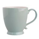VEĽKÝ MESTSKÝ hrnček na kávu PASTEL ZELENÝ 400ML