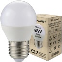 LED žiarovka E27 G45 8W 705lm NEUTRÁLNA guľa 4000K