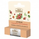 Vitamínový rúž Lingonberry/Cranberry Green Pharmacy 3,6 g