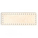 drevený základný košík dno 10x28cm obdĺžniková preglejka