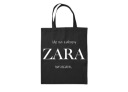 Nákupná taška Cotton Shopper s potlačou čiernej farby ako darček