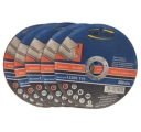 Oceľový rezací kotúč na kov 5 ks kotúče 125x1,6 125mm AJM TOOLS kov