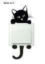 Nálepka CAT pre obvod spínača svetla! D.výber