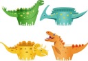 Košíkové obliečky MUFFINS MUFFINS Dinosaury