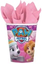 Narodeninové poháre Paw Patrol Skye, 8 kusov