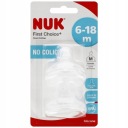 Nuk FC+ SILIKÓNOVÝ cumlík na fľašu 6-18m M First Choice+ na MLIEKO