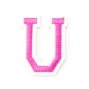 TERMO nažehľovacia nášivka LETTER U Letter Patch