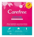 Carefree Neparfumované hygienické vložky 56 kusov