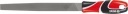 Kovový pilník, plochý, polohladký 150 mm YATO
