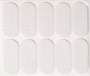 VOREL PODLOŽKY 20x45 mm BIELE