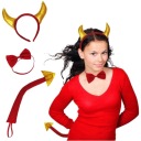 DEVIL diabol DEVIL tail HORN set čelenka
