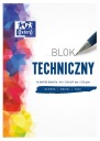 OXFORD TECHNICAL BLOCK A4 10 listov BIELY 250g hrubý kartón