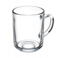 SKLENENÝ hrnček NA KÁVU A ČAJ BARNEY 240ML 1KS