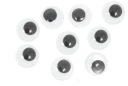 Ozdobné očká pohyblivé kabošon 8mm 5g ~120 ks