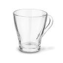 Sklenený hrnček Molly 250 ml na kávu, čaj s uškom