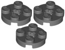 LEGO Plate 2x2 okrúhle C. Sivá (4032/4211042) x3