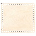 drevený základný košík dno 22x25cm obdĺžniková preglejka