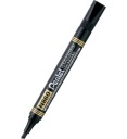 Permanentný popisovač PENTEL N860, čierny, skosený koniec.