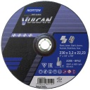 NORTON 66252925498 VULCAN rezací kotúč 230x3,2x22,2mm kovová oceľ INOX