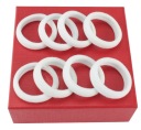 VLASY DO VLASOV LYCRA BIELA ​​2,5 cm 10 KS