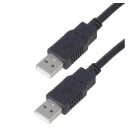 USB PREdlžovací kábel TYP A-A ČIERNA 0,7m