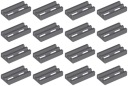 LEGO 2412b 1x2 GRILL tmavosivá NOVINKA (4g) 16 ks