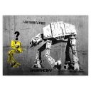Samolepky A5 LEVEL Banksy Som tvoj otec